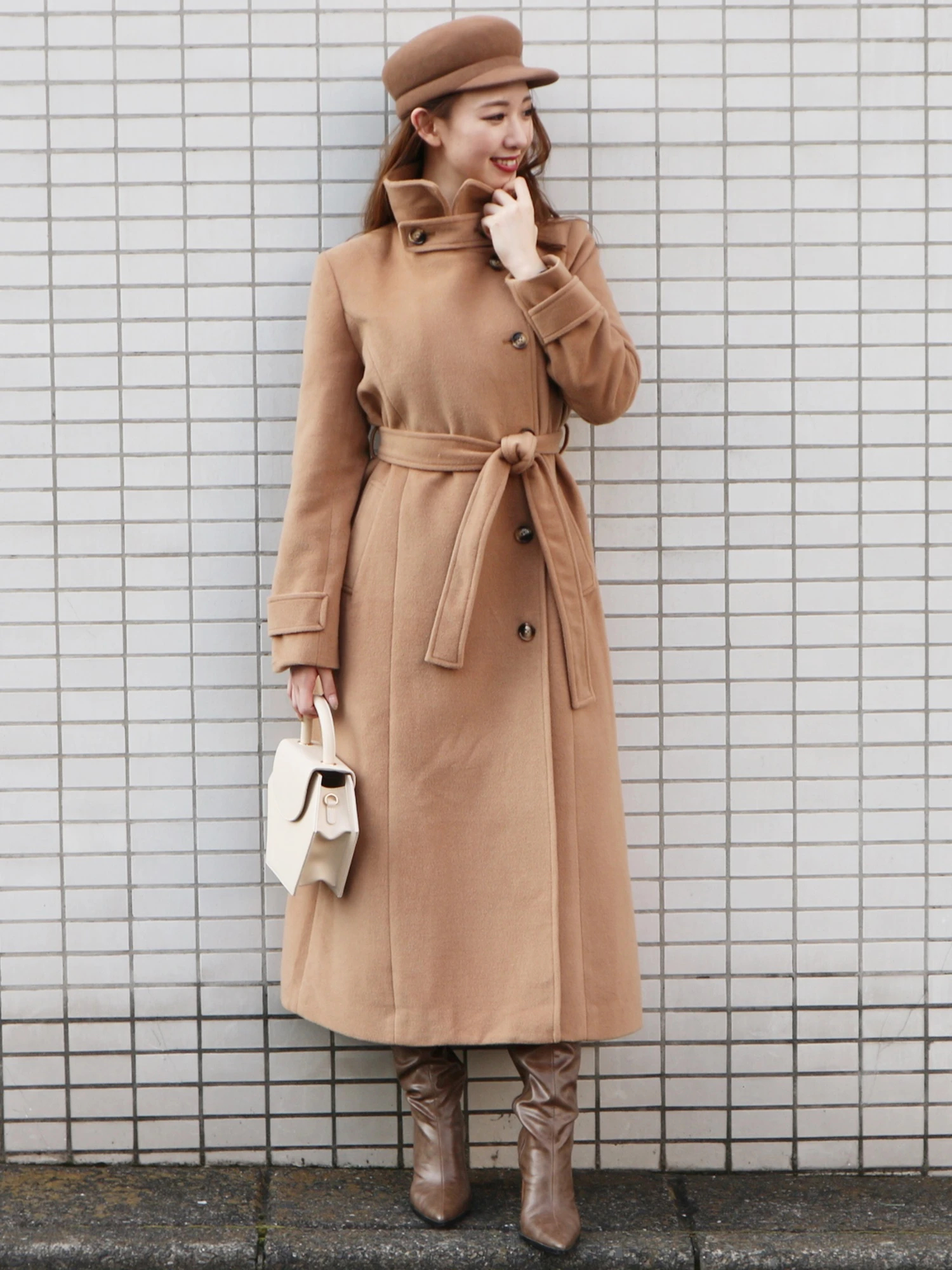 40 割引オレンジ系 Free Size 今日の超目玉 ロイヤルパーティー2wayスタンドカラーコート ロングコート ジャケット アウターオレンジ系free Size Pouzima Sk