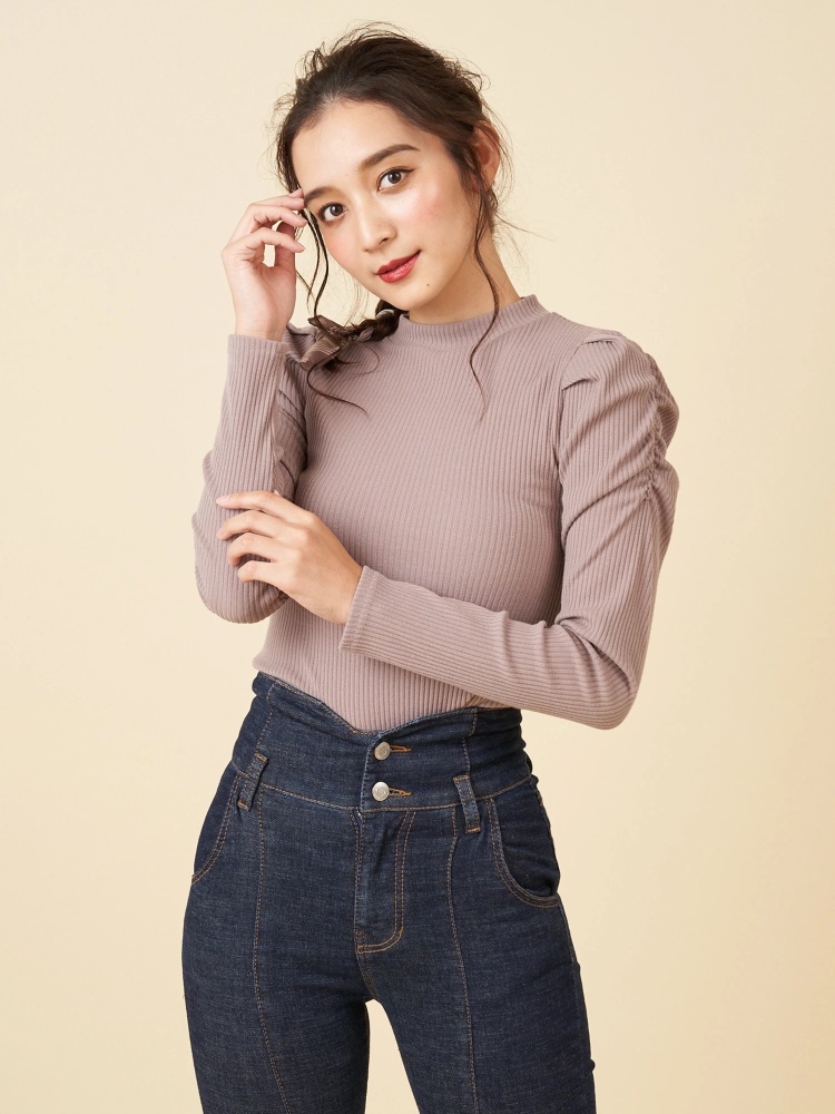 プチハイネックパワショル長袖tシャツ Tシャツ カットソー トップス Royal Party ロイヤルパーティ Roomy S Web Store 公式通販 Roomy S Web Store ルーミィーズウェブストア