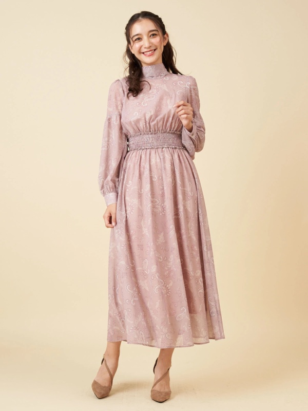 リボンカラーシャーリングワンピース ワンピース ワンピース Royal Party ロイヤルパーティ Roomy S Web Store 公式通販