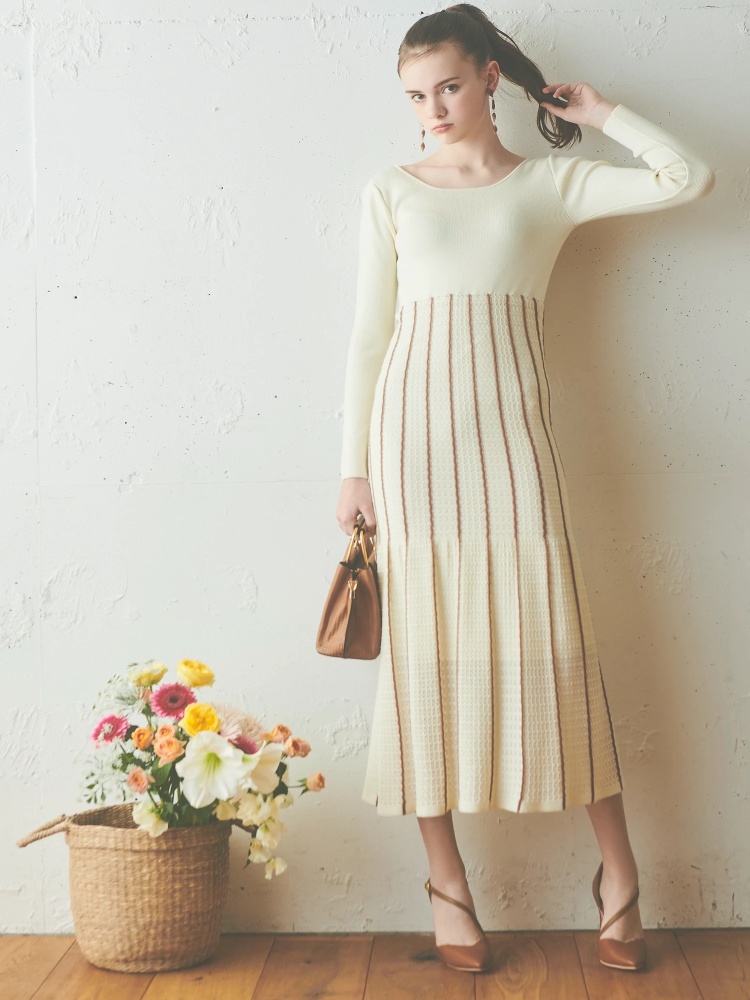 バックリボンラインカラーワンピース ワンピース ワンピース Royal Party ロイヤルパーティ Roomy S Web Store 公式通販 Roomy S Web Store ルーミィーズウェブストア