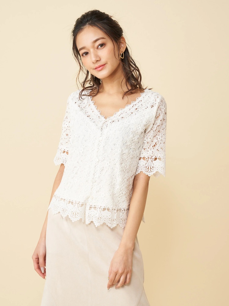 レーストップス Tシャツ カットソー トップス Royal Party ロイヤルパーティ Roomy S Web Store 公式通販 Roomy S Web Store ルーミィーズウェブストア レーストップス Tシャツ カットソー トップス Royal Party ロイヤルパーティ Roomy S Web Store 公式通販 Roomy S Web Store ルーミィーズウェブストア