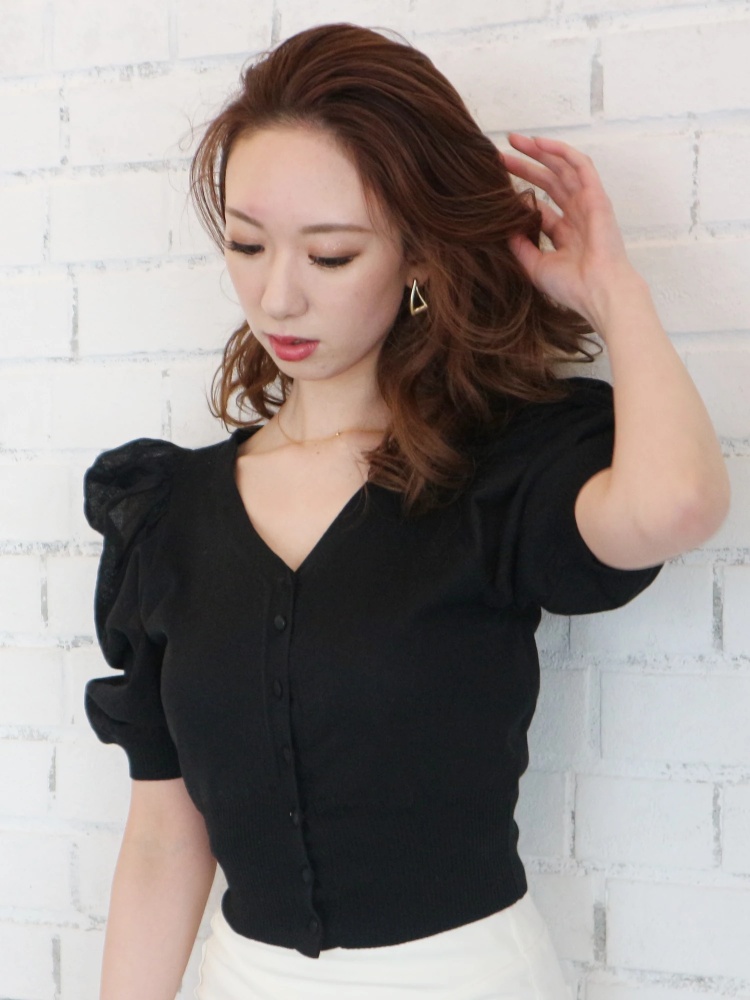 岡田結実さん関西コレクション着用 シュガーパフニット ニット トップス Royal Party ロイヤルパーティ Roomy S Web Store 公式通販 Roomy S Web Store ルーミィーズウェブストア