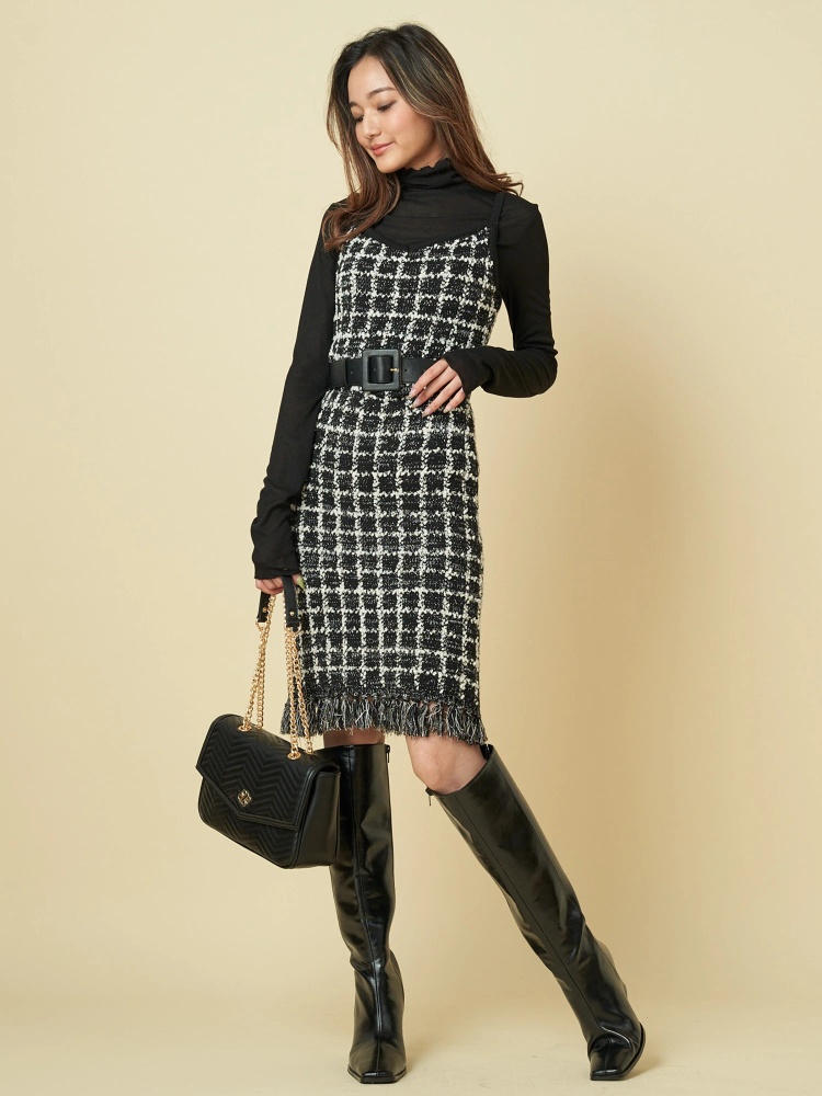 ラティスツィードニットワンピース ニットワンピース ワンピース Royal Party ロイヤルパーティ Roomy S Web Store 公式通販 Roomy S Web Store ルーミィーズウェブストア
