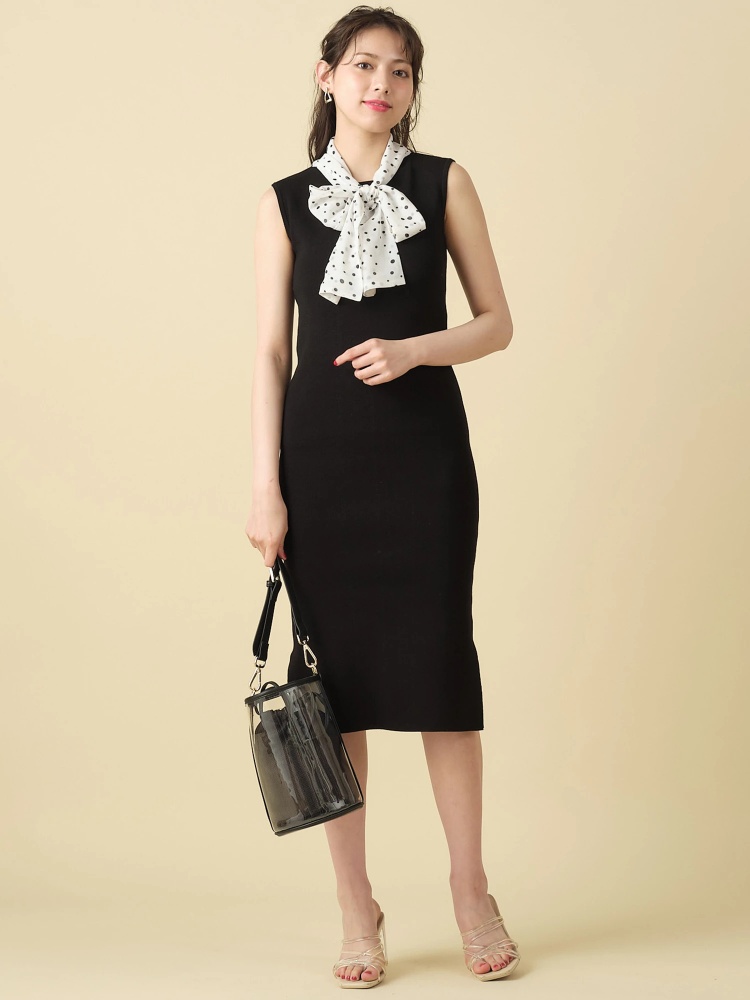 ドットリボン付タイトワンピース ワンピース ワンピース Royal Party ロイヤルパーティ Roomy S Web Store 公式通販 Roomy S Web Store ルーミィーズウェブストア