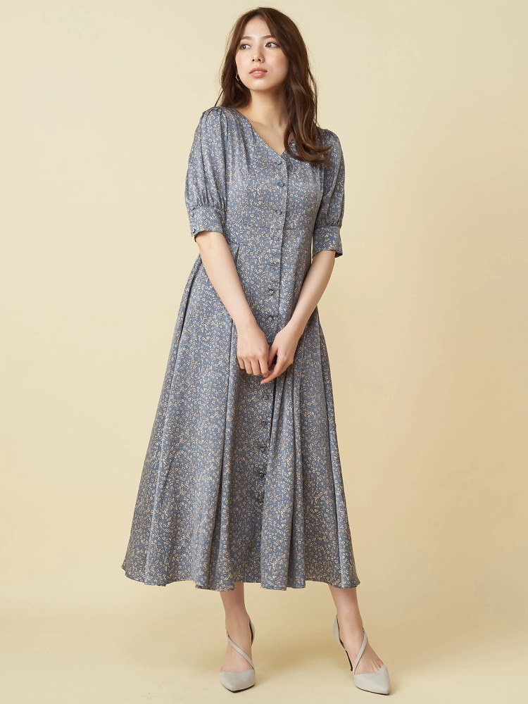 小花柄ロングワンピース ワンピース ワンピース Royal Party ロイヤルパーティ Roomy S Web Store 公式通販 Roomy S Web Store ルーミィーズウェブストア