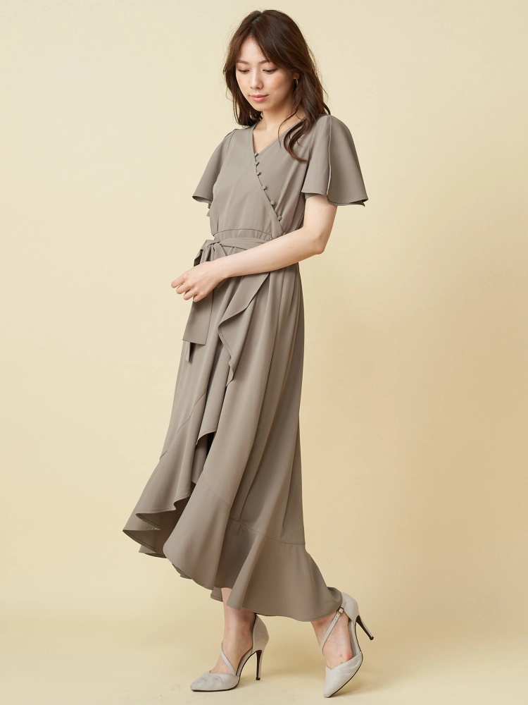 カシュクールラッフルワンピース ワンピース ワンピース Royal Party ロイヤルパーティ Roomy S Web Store 公式通販 Roomy S Web Store ルーミィーズウェブストア