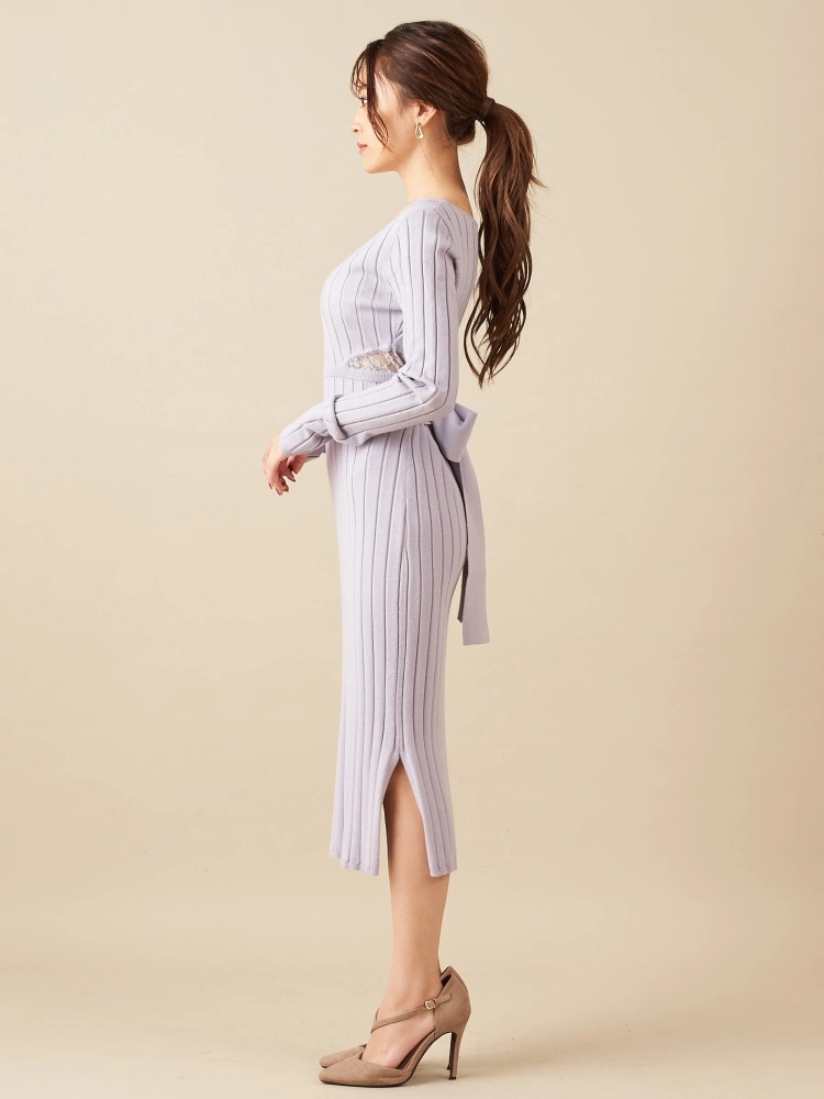 丈が選べる ウエストレースリブタイトワンピース ワンピース ワンピース Royal Party ロイヤルパーティ Roomy S Web Store 公式通販 Roomy S Web Store ルーミィーズウェブストア