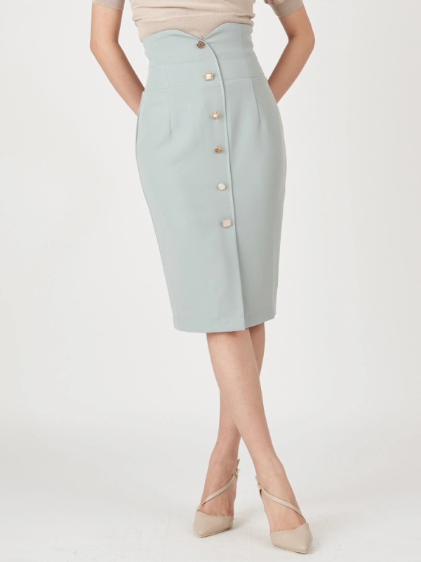 マルチボタンタイトスカート スカート スカート Royal Party ロイヤルパーティ Roomy S Web Store 公式通販