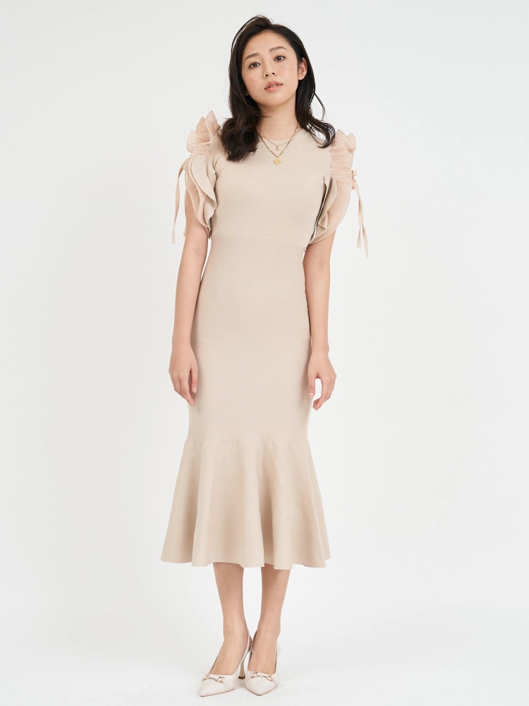 丈が選べる ラッフルスリーブマーメイドワンピース ワンピース ワンピース Royal Party ロイヤルパーティ Roomy S Web Store 公式通販 Roomy S Web Store ルーミィーズウェブストア