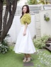 ROYAL PARTY(ロイヤルパーティ) |インナー付スリットフレアレザースカート