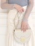 クロコ風型押しショルダーBAG(グリーン)