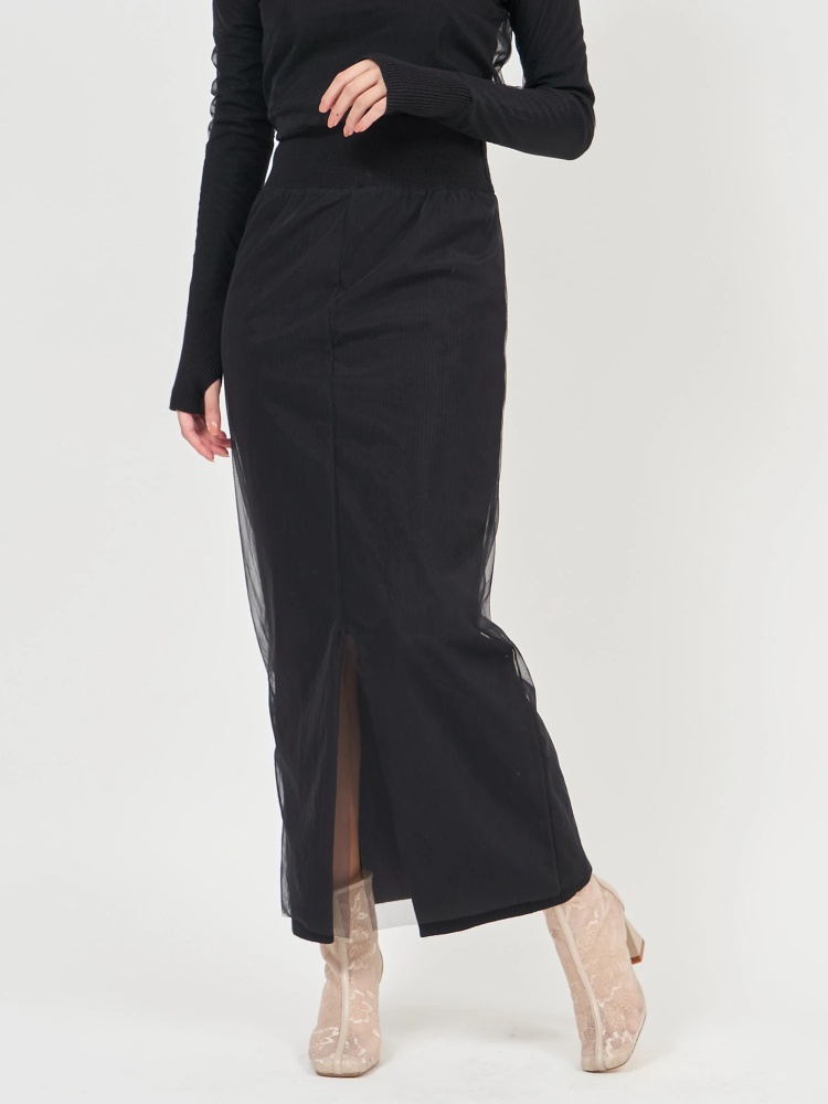 シアーレイヤードニットスカート｜スカート｜スカート｜ROYAL PARTY  