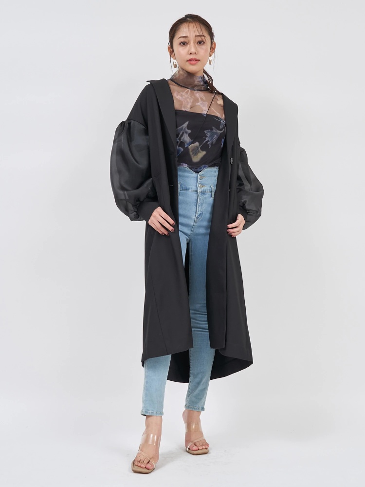 シアースリーブチェスターコート｜コート｜アウター｜ROYAL PARTY  