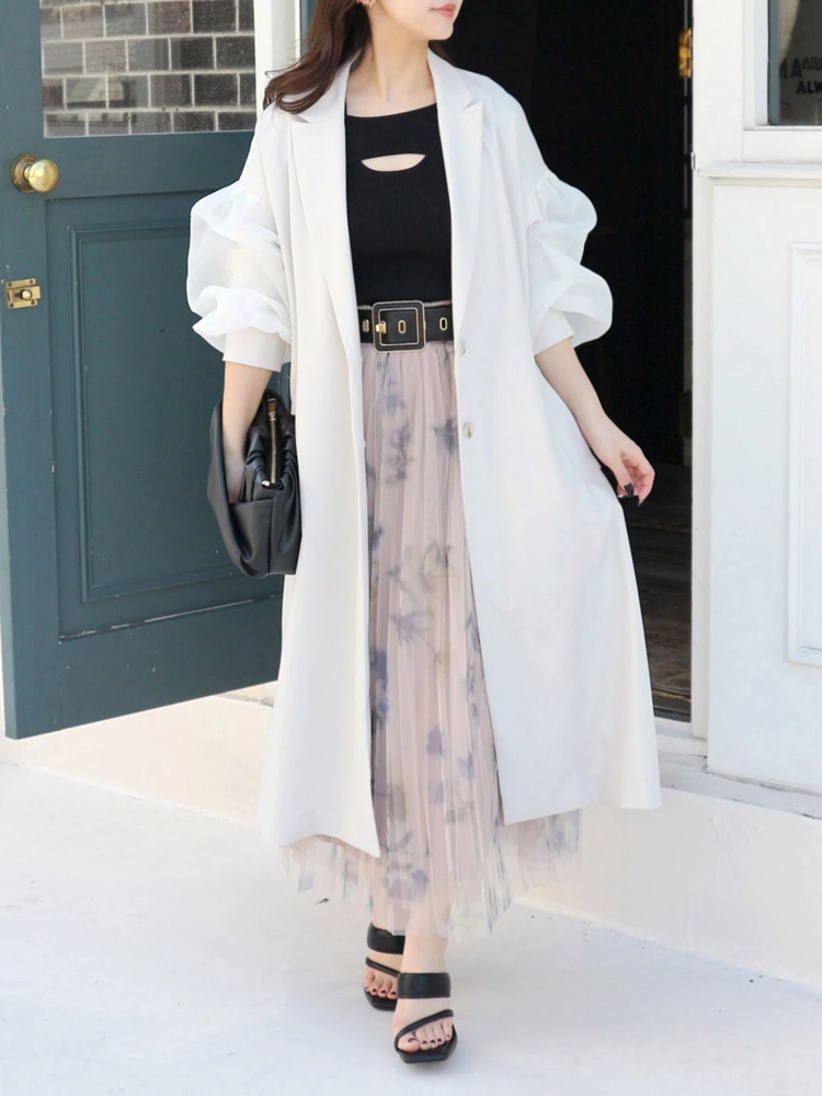 シアースリーブチェスターコート｜コート｜アウター｜ROYAL PARTY  