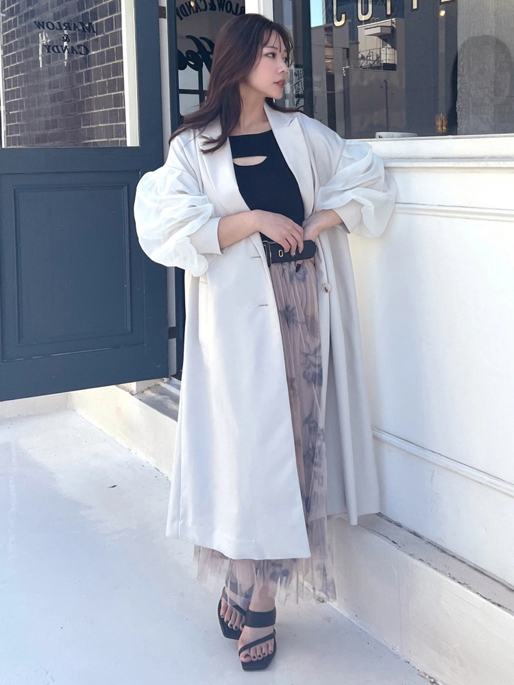 シアースリーブチェスターコート｜コート｜アウター｜ROYAL PARTY  