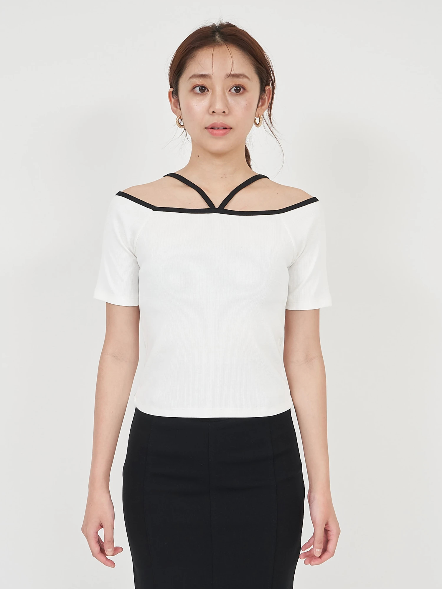  PARTY - 大人気！ PARTY オフショルトップス ネオプレーンオフショルトップス｜Tシャツ・カットソー