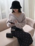 ROYAL PARTY(ロイヤルパーティ) |カシュクールシャギーニットトップス