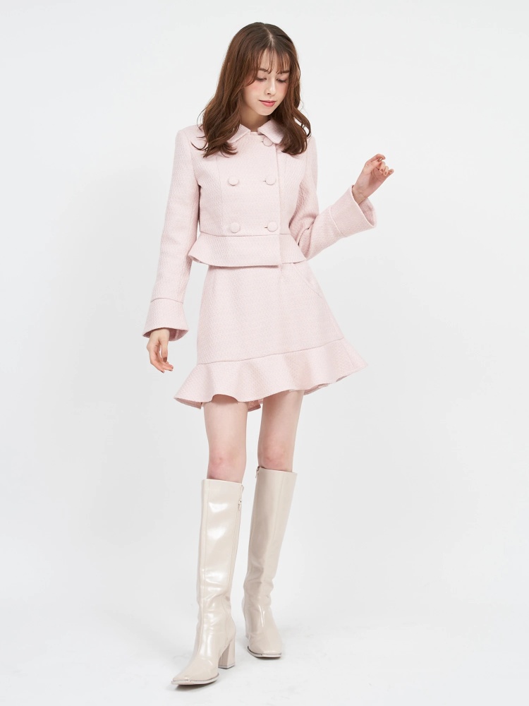 ラッフルヘムミニスカート｜ミニスカート｜スカート｜ROYAL PARTY  