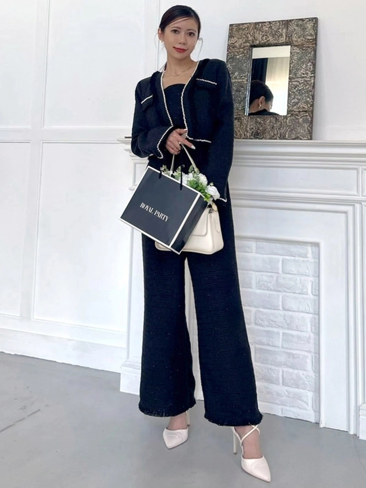 パールトリミングツイードジャケット｜ジャケット｜アウター｜ROYAL  