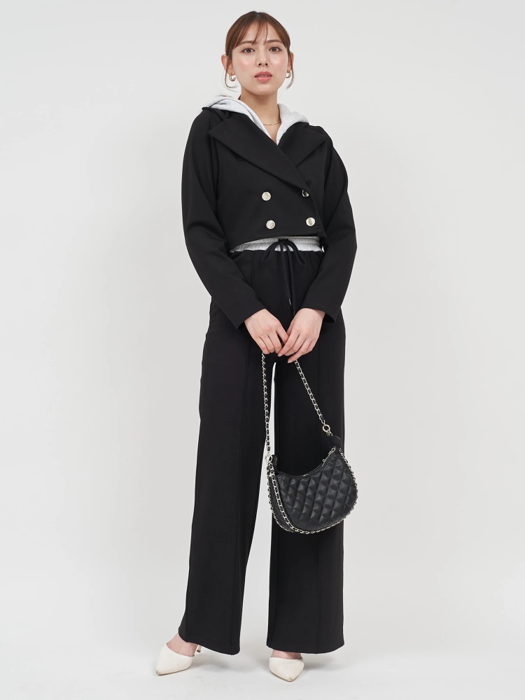 パーカーレイヤード風ジャケット｜ジャケット｜アウター｜ROYAL PARTY  