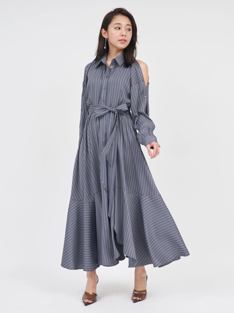 イレヘムフレアシャツワンピース｜シャツワンピース｜ワンピース 