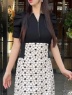 ROYAL PARTY(ロイヤルパーティ) |ウォッシャブルZIP半袖ニットトップス