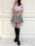 ROYAL PARTY(ロイヤルパーティ) |ウォッシャブルZIP半袖ニットトップス