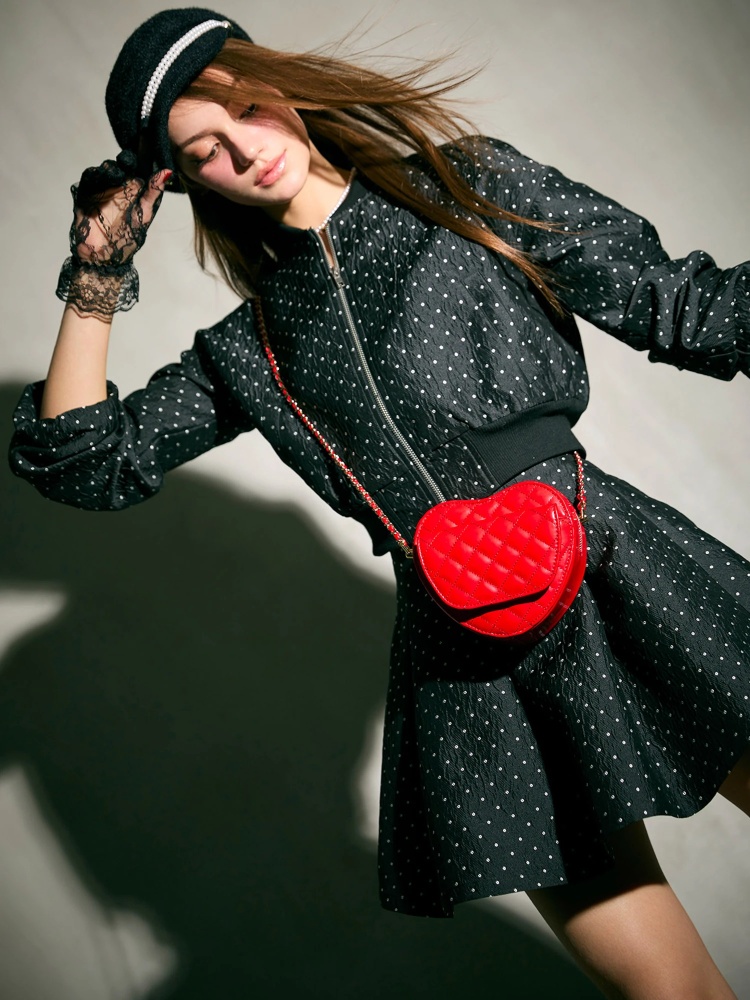 ジャガードタックプリーツミニスカート｜ミニスカート｜スカート  