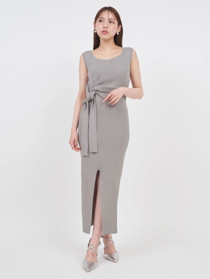 eimy❤︎muse つまらなく flower プリーツスカートsetニットワンピ 