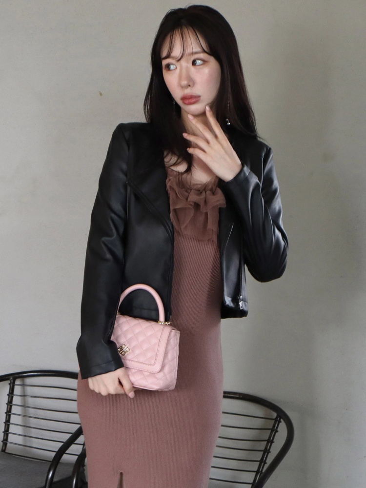 ノーカラーライダースジャケット｜ジャケット｜アウター｜ROYAL PARTY  