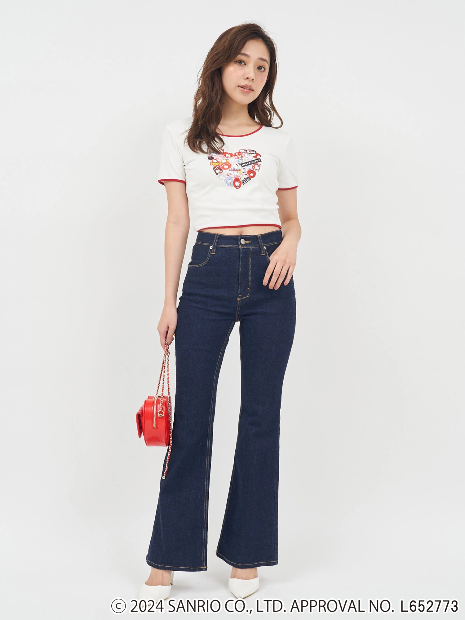 Hello Kitty】コンパクトTシャツ｜Tシャツ・カットソー