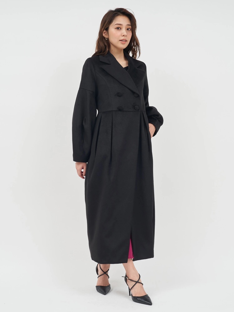 GirlsAward2024 A/W 宮本茉由様 着用】レディコクーンシルエットコート  