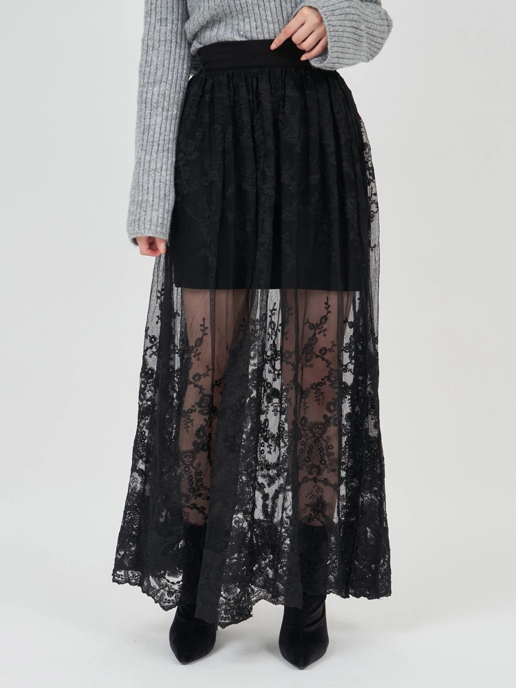 インナーミニレースロングスカート｜スカート｜スカート｜ROYAL PARTY  