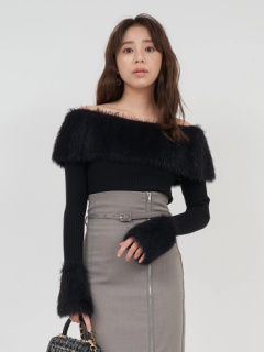 Ayaka様専用 ANDMARY すくな ヴィヴィアンニットリボントップス 