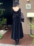 ROYAL PARTY(ロイヤルパーティ) |【GirlsAward2024 A/W 天翔愛様 着用】ウエストリボンダブルスリットベロアロングワンピース