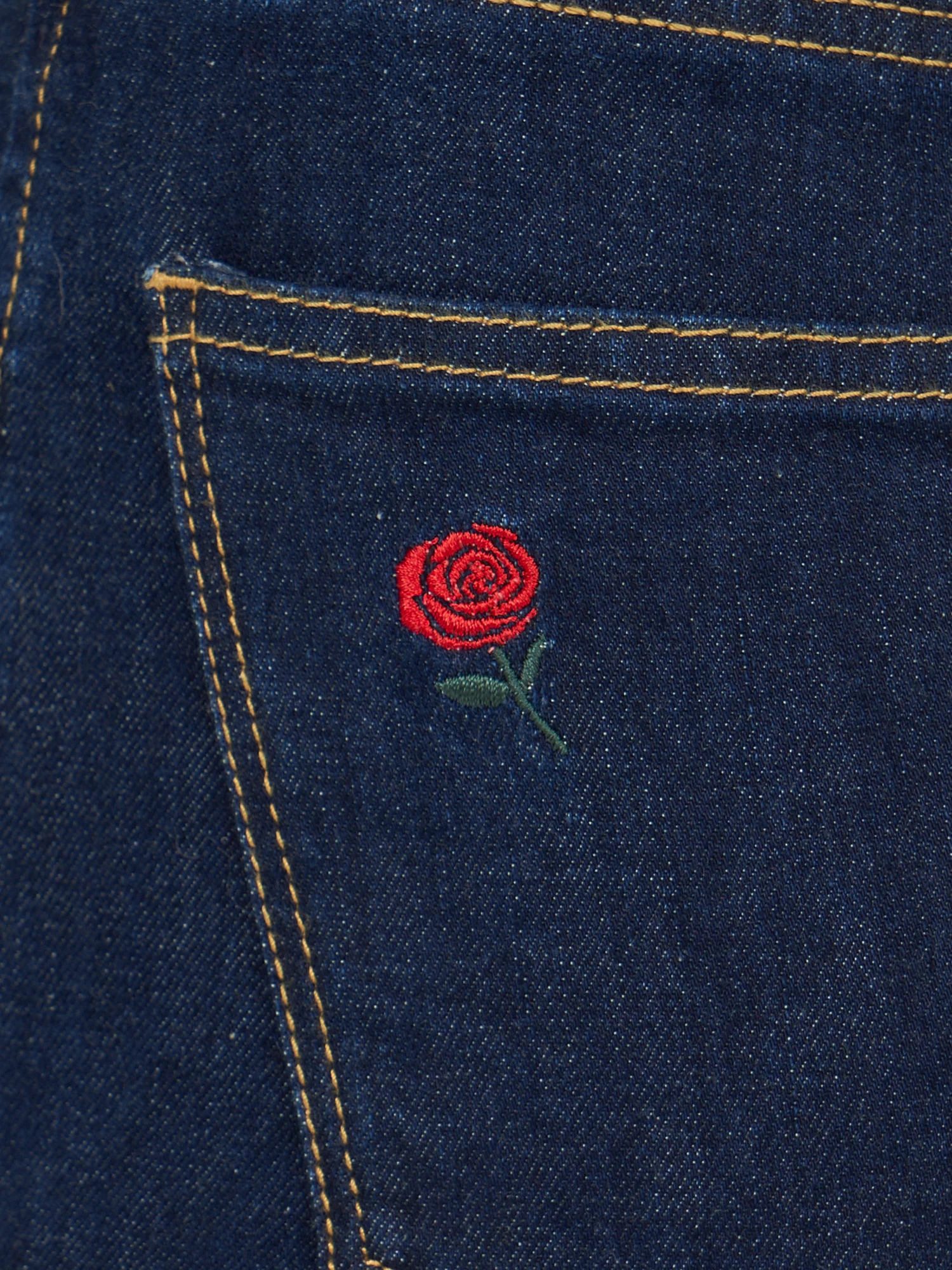 ローズ刺繍デニムスキニーパンツ｜デニムパンツ｜パンツ｜ROYAL