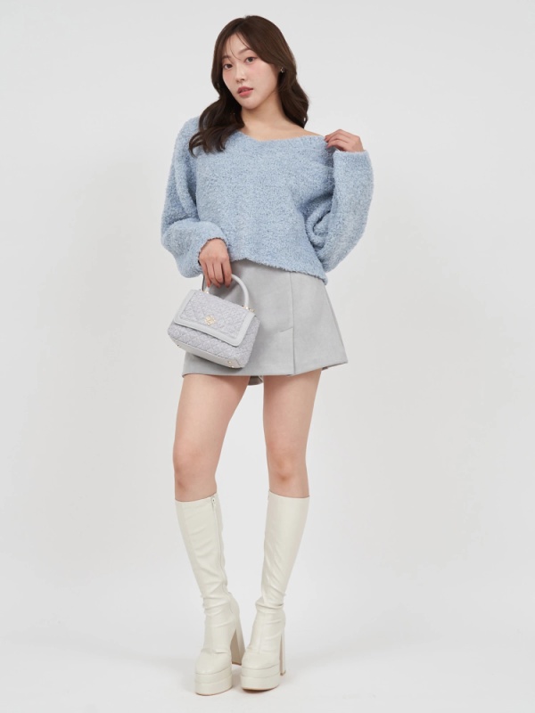 ROYAL PARTY(ロイヤルパーティ) |【GirlsAward2024 A/W 鈴木愛理様着用】フェイクスウェードミニスカパン