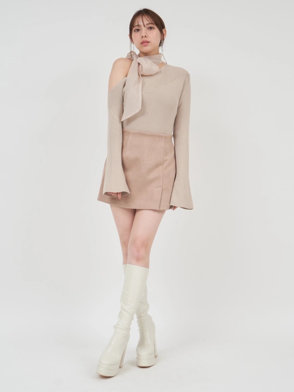 ROYAL PARTY(ロイヤルパーティ) |【GirlsAward2024 A/W 鈴木愛理様着用】フェイクスウェードミニスカパン
