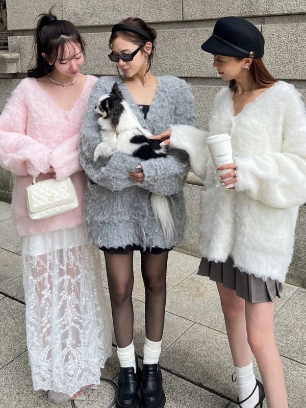 ROYAL PARTY(ロイヤルパーティ) |【GirlsAward2024 A/W 鈴木愛理様着用】コットンキャンディーカーディガン