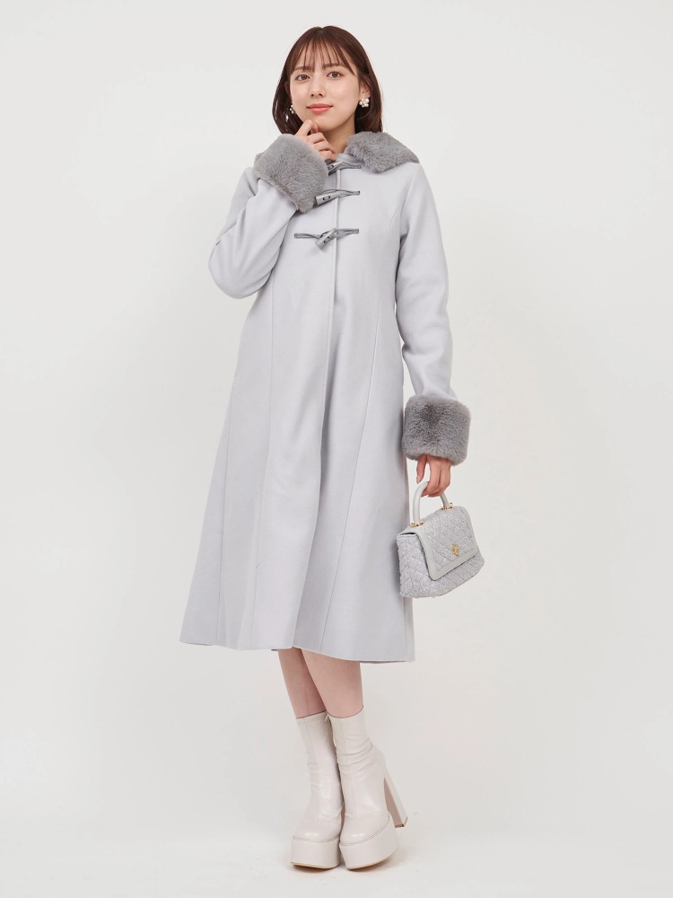 ファー付ロングダッフルコート｜コート｜アウター｜ROYAL PARTY 