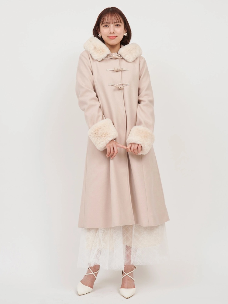 ファー付ロングダッフルコート｜コート｜アウター｜ROYAL PARTY 