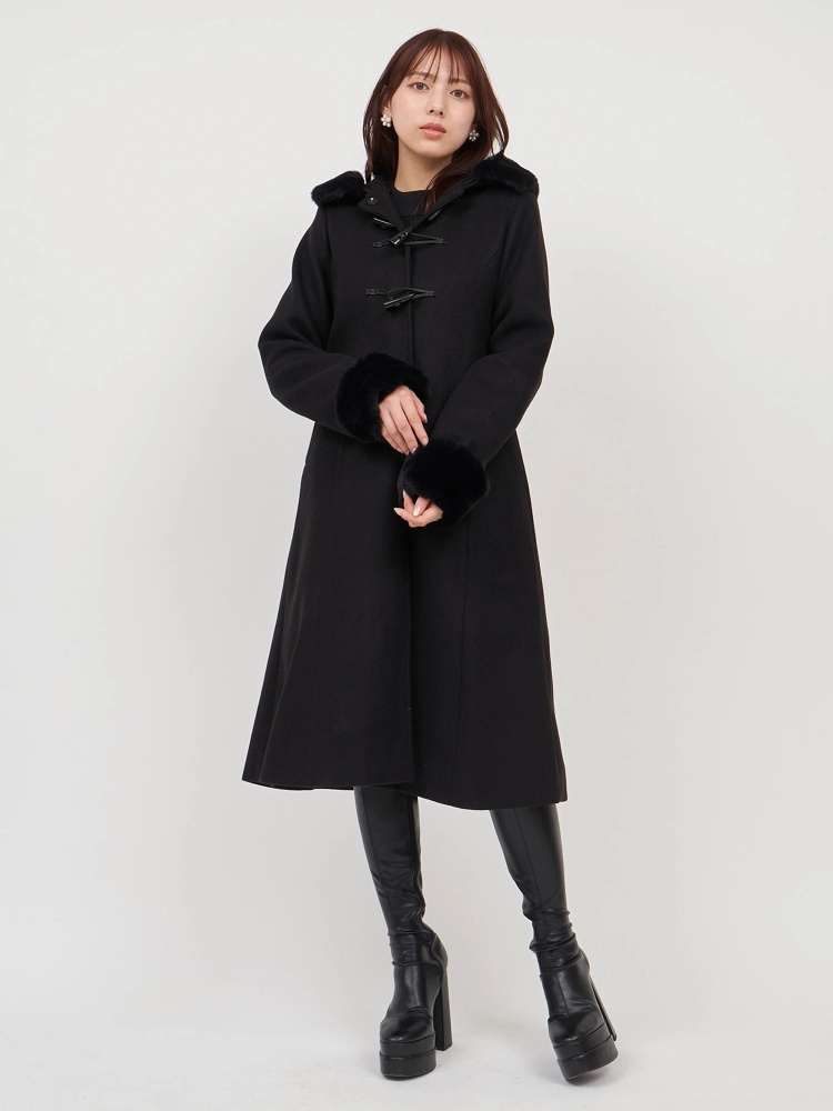 ファー付ロングダッフルコート｜コート｜アウター｜ROYAL PARTY 