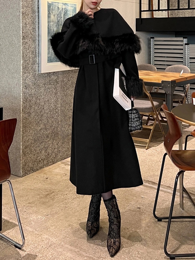 ケープ付2wayロングノーカラーコート｜コート｜アウター｜ROYAL PARTY  