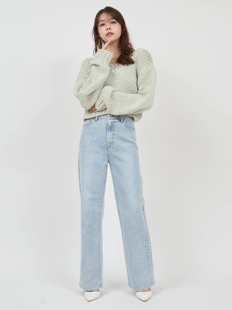 ラメデニムワイドパンツ｜デニムパンツ｜パンツ｜ROYAL PARTY  