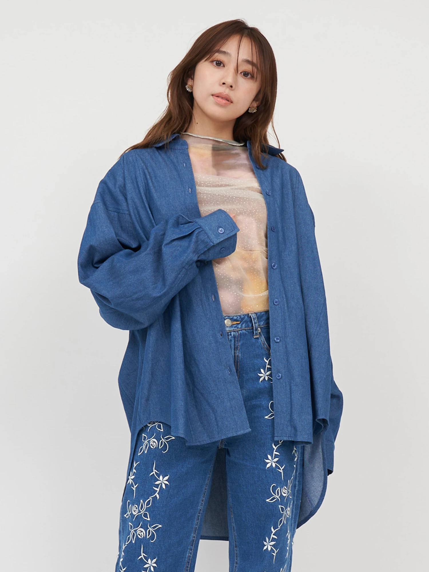 ブラウス シャツ アソートボーイフレンドシャツ レディース アソートボーイフレンドシャツ｜シャツ・ブラウス｜トップス