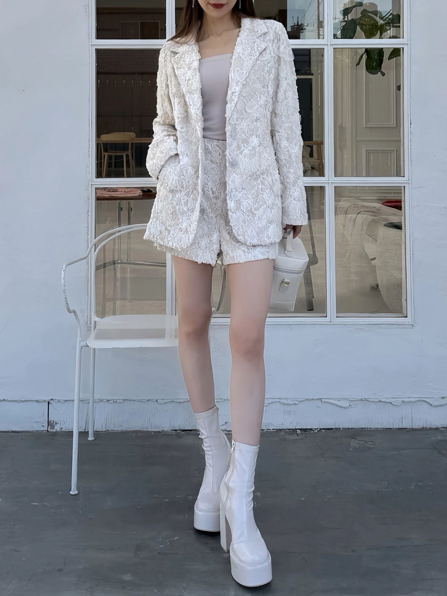 3Dレースショートパンツ｜ショートパンツ｜パンツ｜ROYAL PARTY