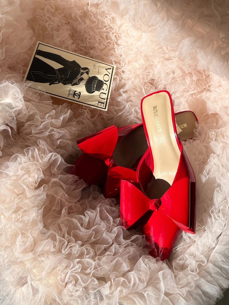 リボンミュール｜サンダル｜シューズ｜ROYAL PARTY（ロイヤルパーティ  