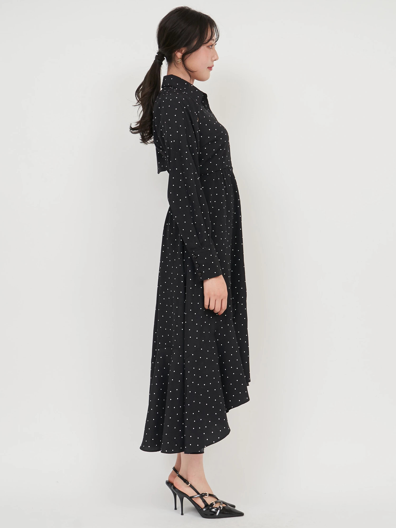 ワンピース(ボレロ付) FURFUR ワンピース ボレロセットシャーリングワンピース