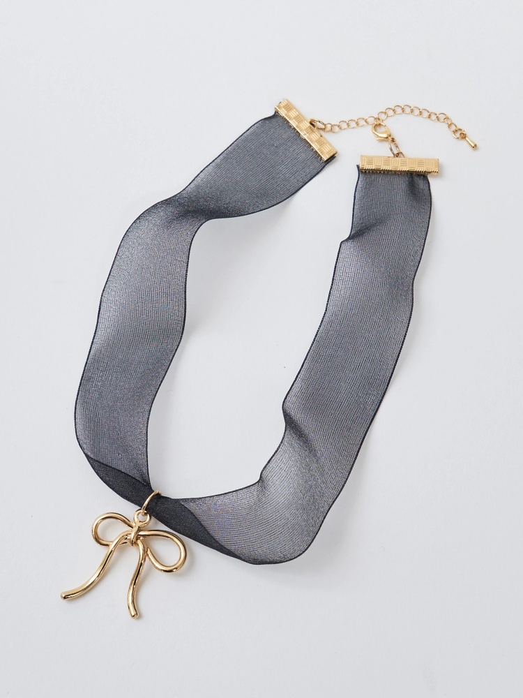 ディオール チョーカー リボンモチーフ ブルー Dior t18458s 