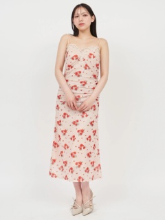 Nicola ファッション あんな様確認用⭐ ロングキャミドレス(バタフライ) 